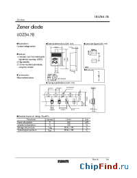 Datasheet UDZS12B производства Rohm